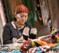 borneo craft global expo market -making hand displays